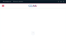 Tablet Screenshot of glaa.org